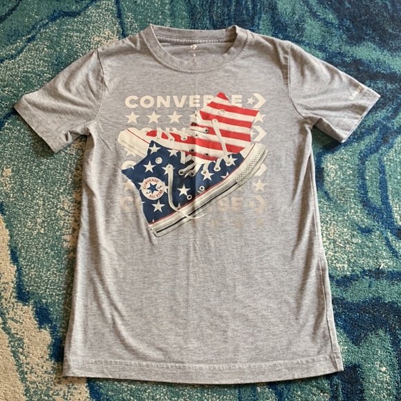 Boys Converse Tee Shirt, Size Small - Picture 5 of 5